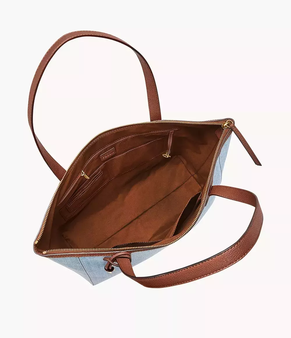 Fossil Sydney Tote Denim Tas Wanita SHB3291-423