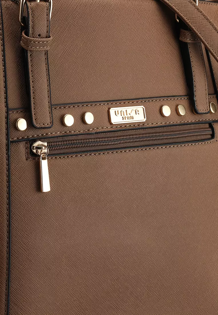 Saffiano Convertible Tote Bag