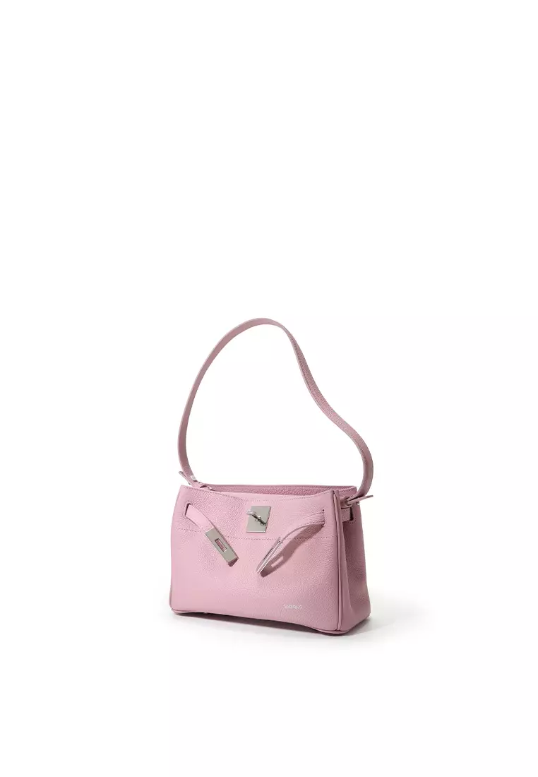 SAOIRSE Soft Structural Belt Tote II Mini - Candy Pink