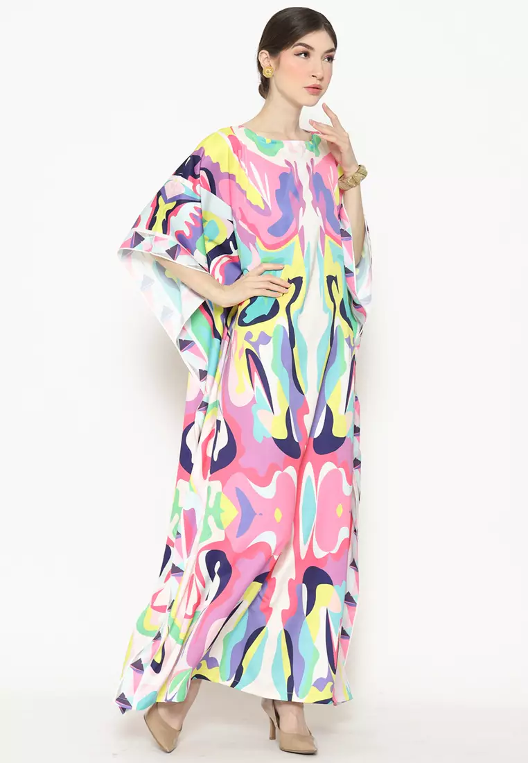 Kanzi Exclusive Short Sleeve Classic Kaftan