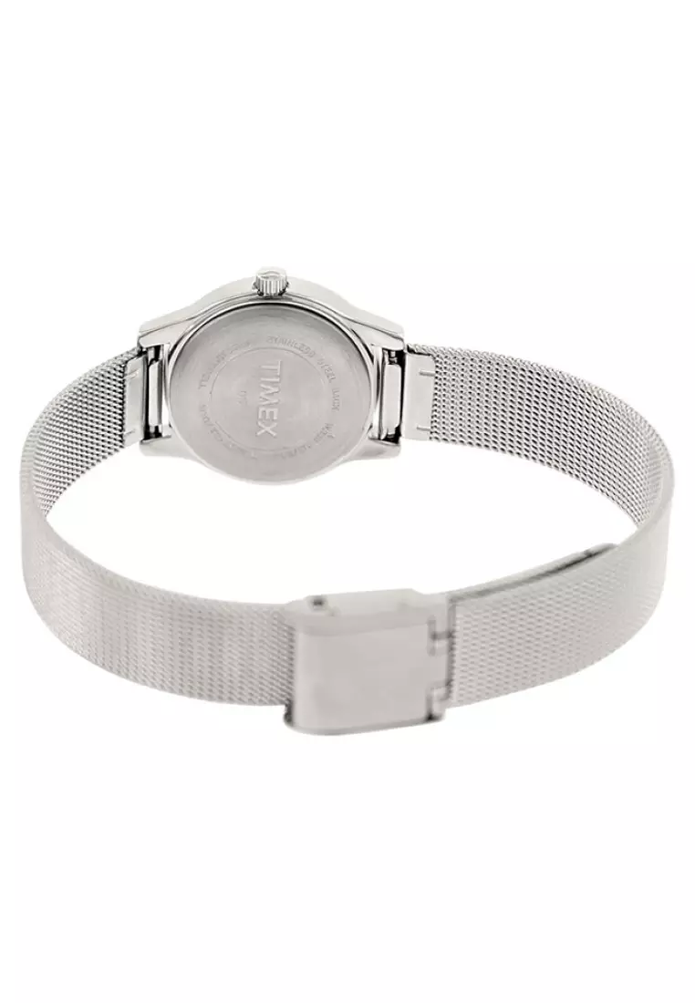 Timex Casey Silver Stainless Steel Womens Watch T2P457 STYLE