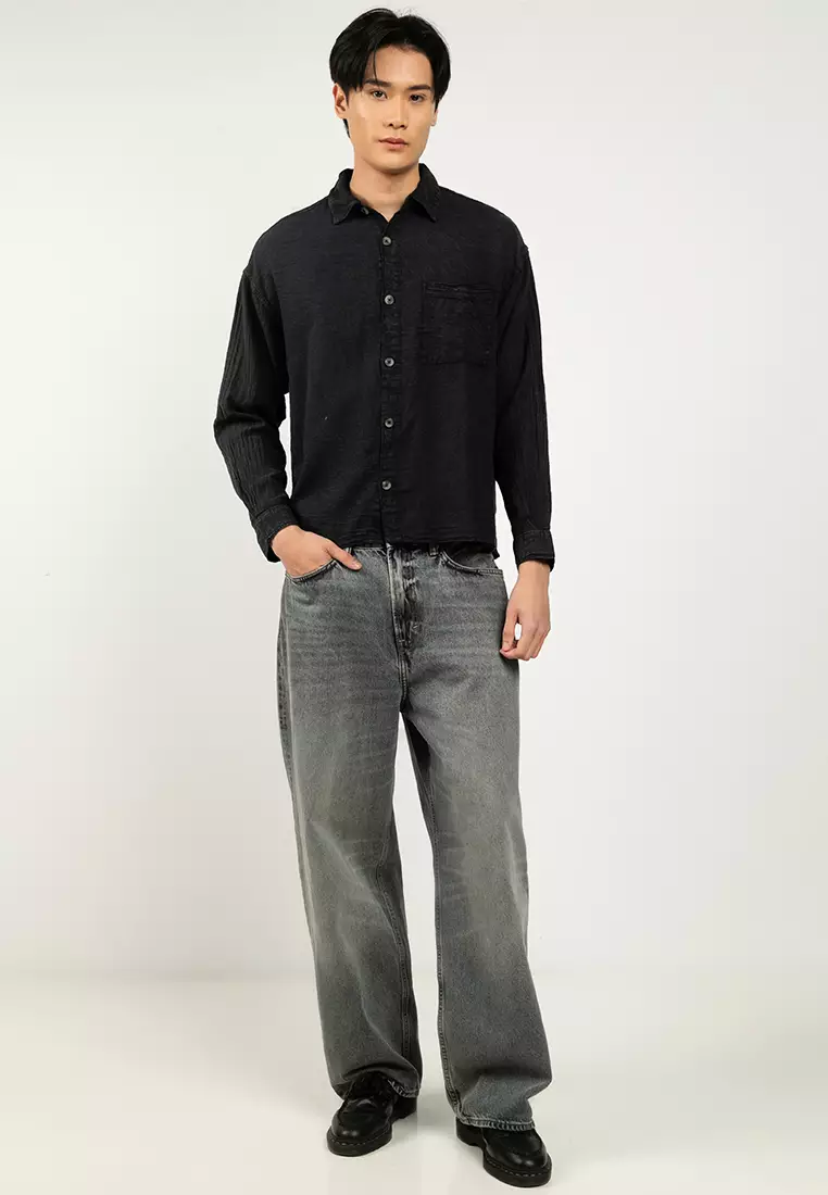 Washed Long Sleeve Shirt