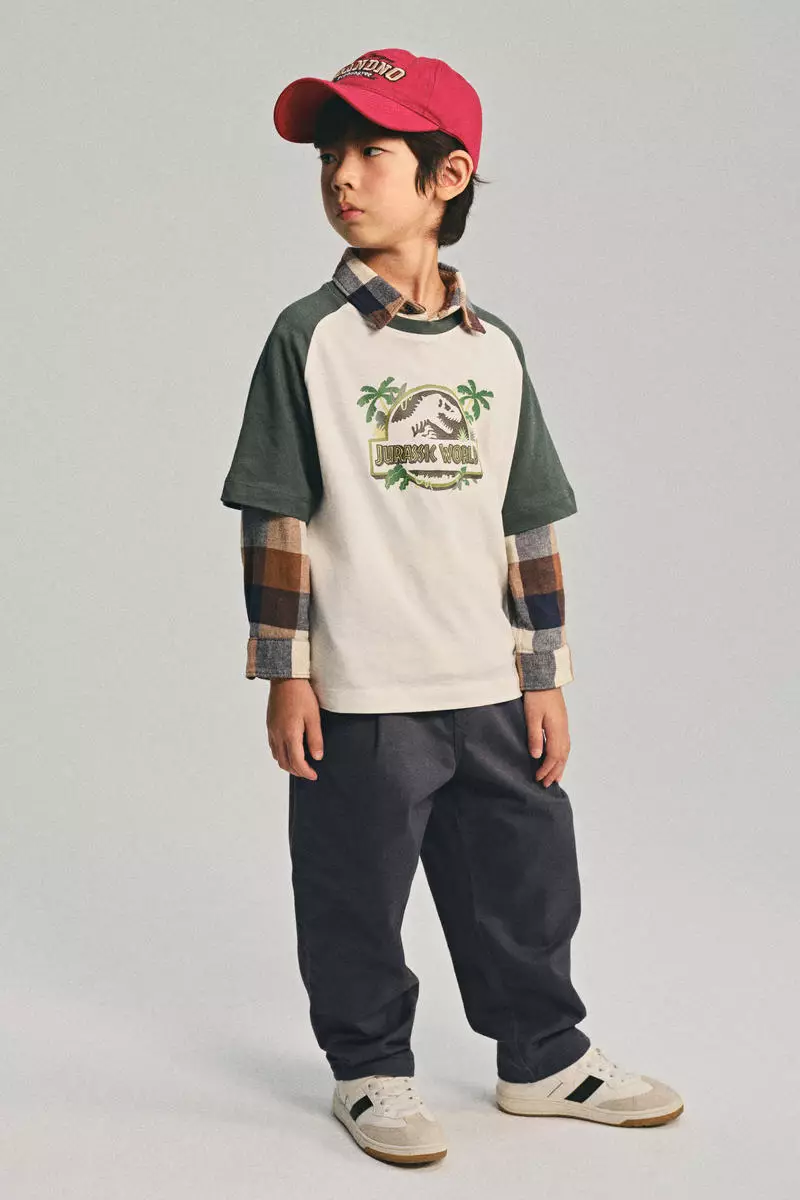 Cotton twill joggers