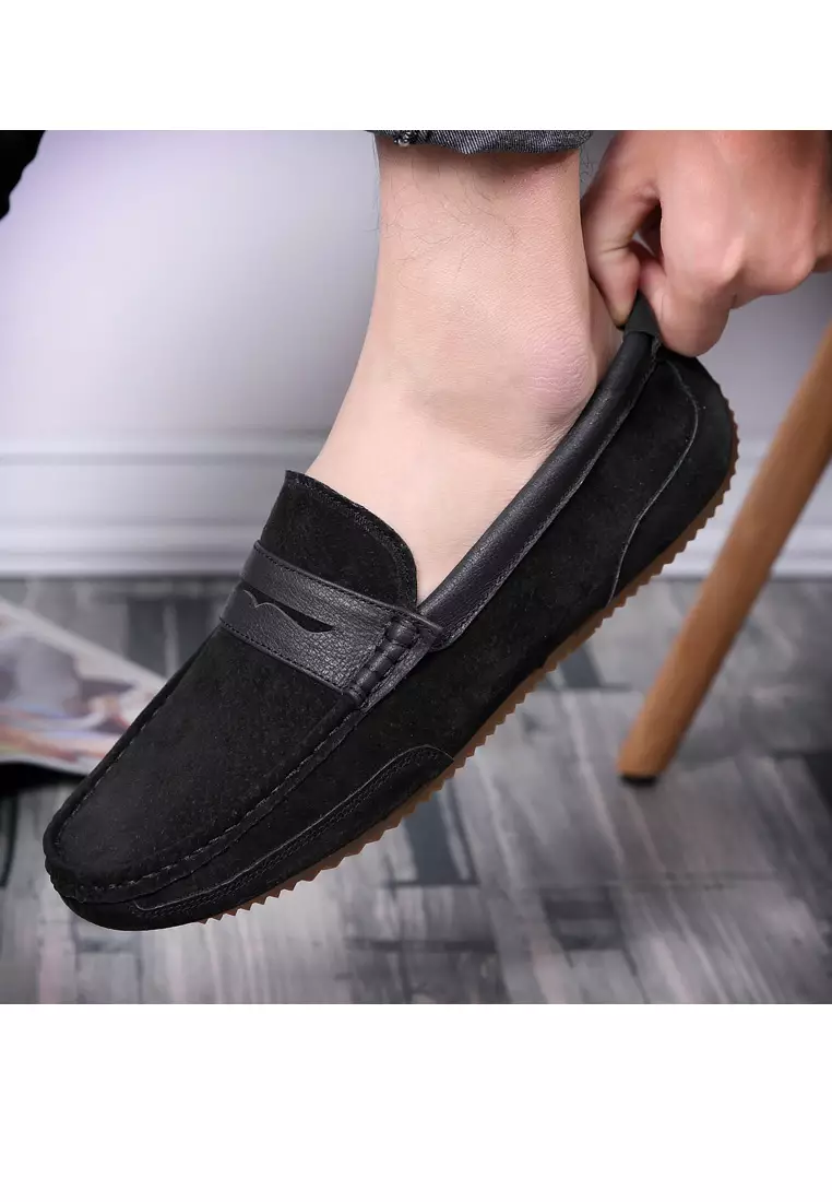 Color Matching Suede Loafers & Boat Shoes YY8900