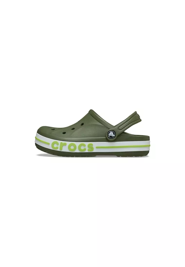 Kids' Bayaband Clog in Army Green/Lime Punch