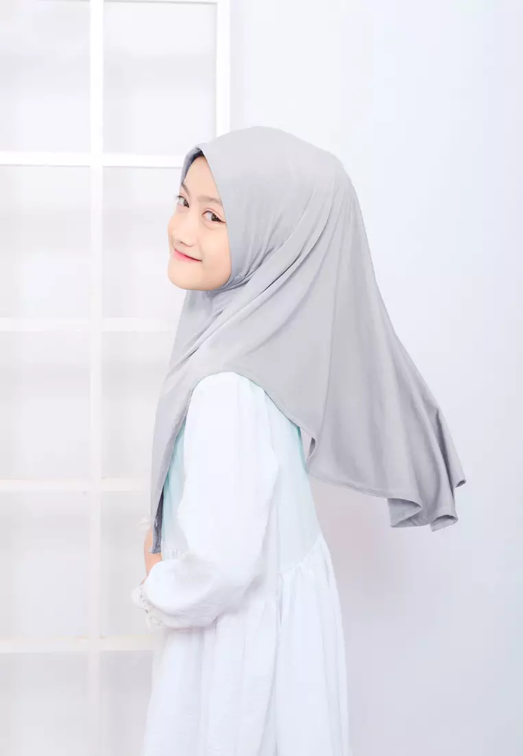 Cotton Bee - Zura Bergo Instan | Hijab Instan Anak | Bergo Tali - S