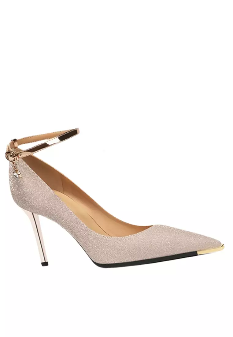 Discount on Twenty Eight Shoes  shoes - SKU: 6CM Elegant Strap Pointed Faux Leather Wedding Heels PX908-31