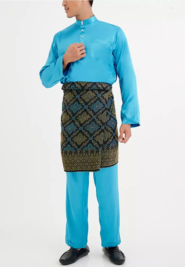 Gene Martino - Baju Melayu Satin Classic Fit 666