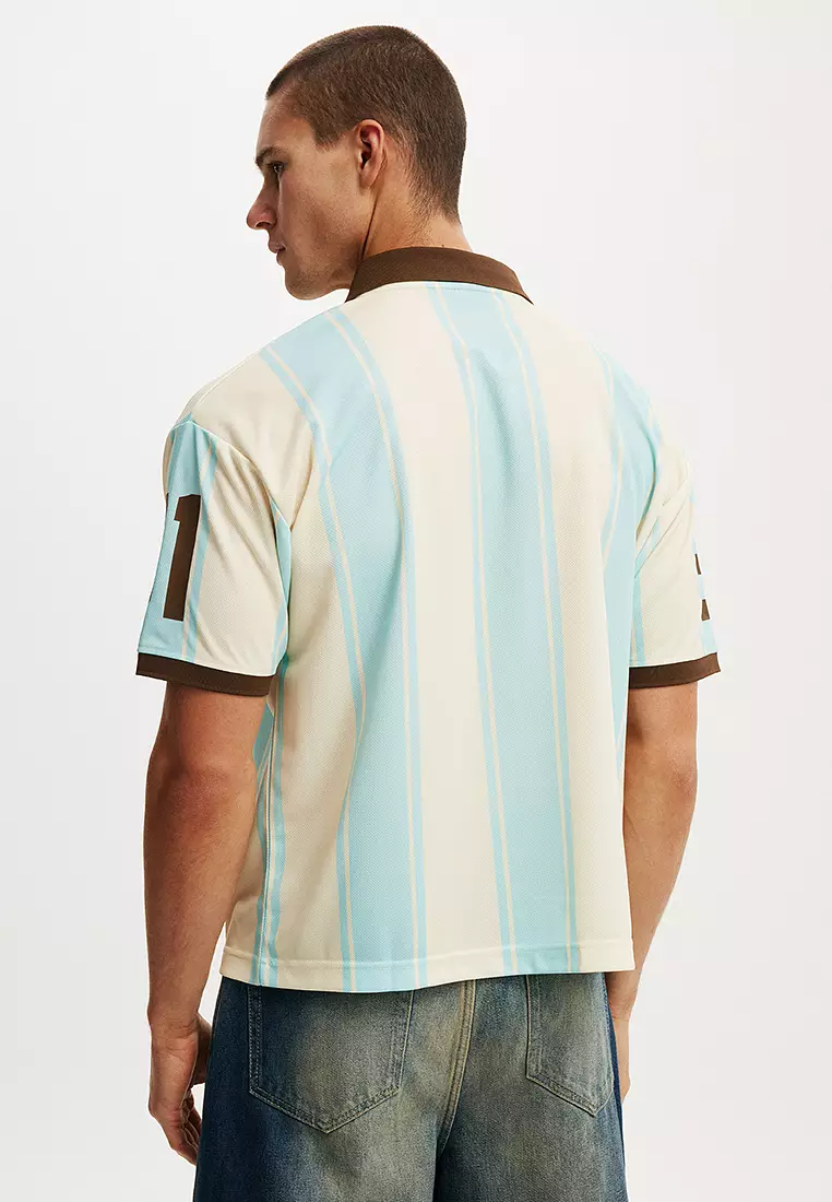 Cropped Sports Jersey Top