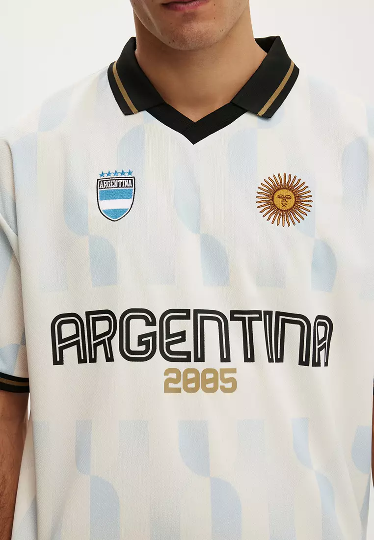 Cropped Sports Jersey Top