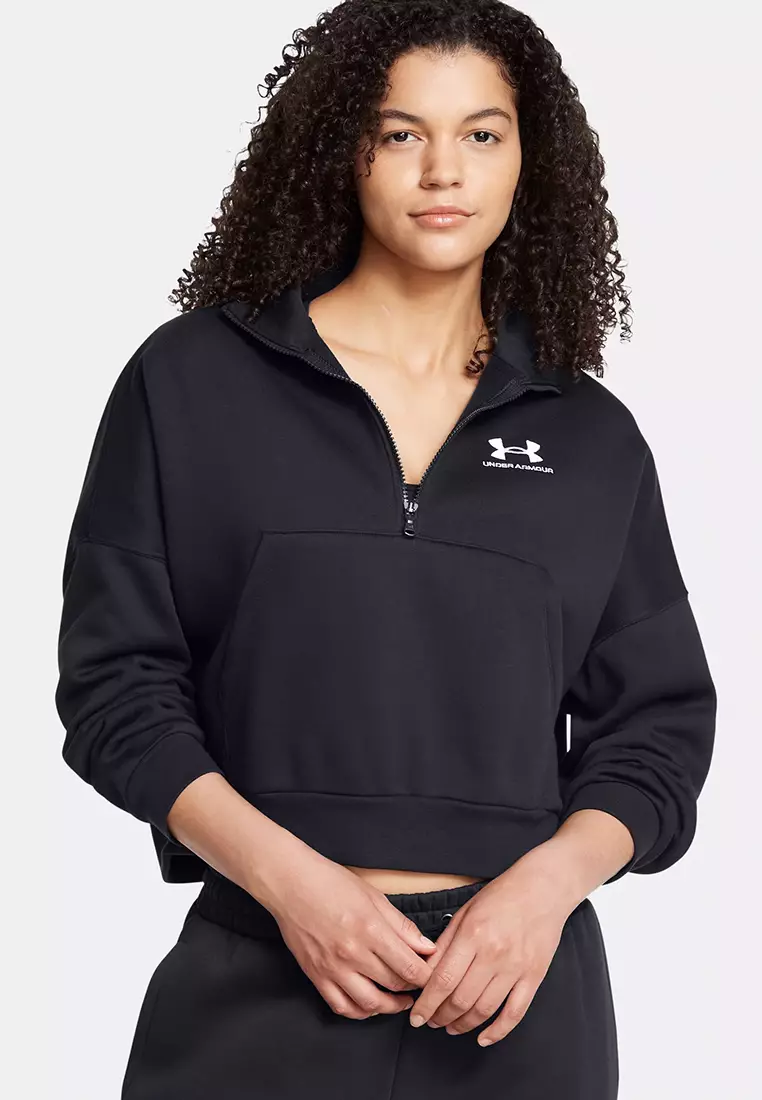 Icon Fleece Oversized Half Zip Sweatshirt