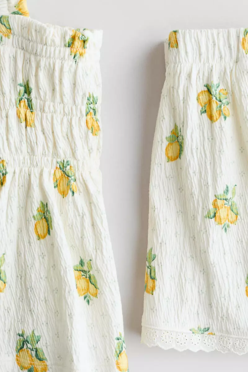 2-piece printed cotton set