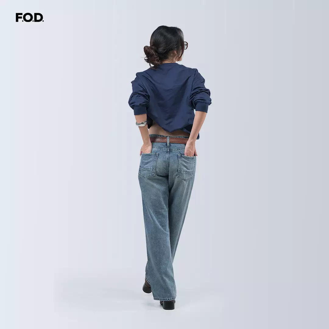 Sweater Wanita Half Marathon Navy