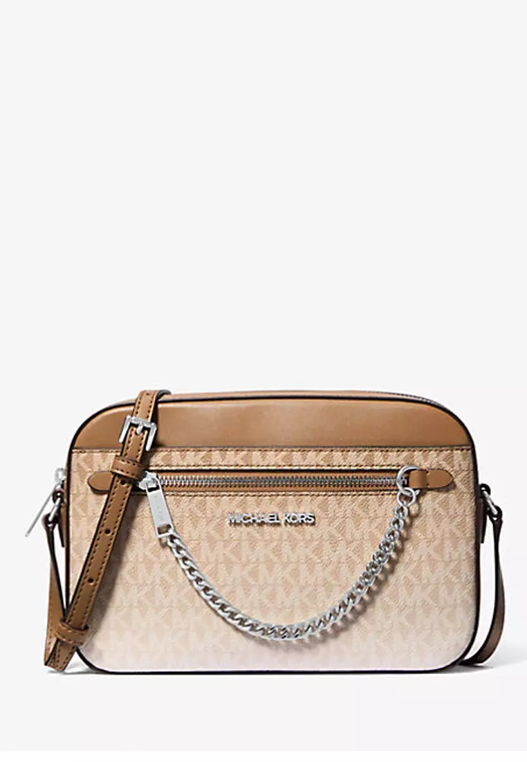 Jet Set Large Ombré Signature Logo Crossbody Body