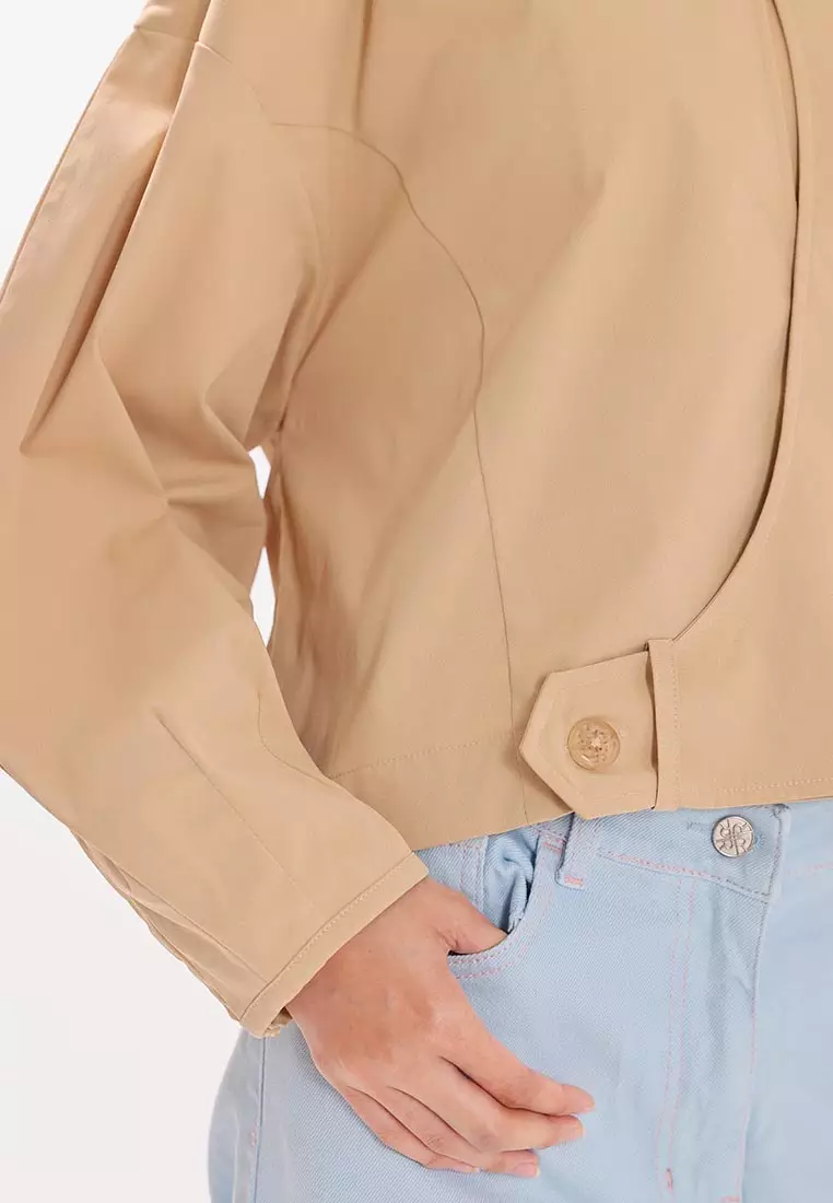 Ria Miranda Beige Salvia Jacket