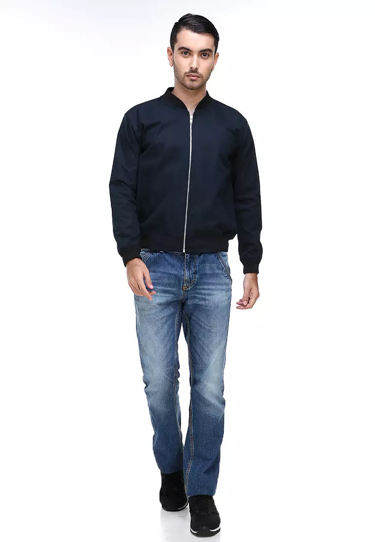 Jems Jaket Bomber Pria & Wanita Deluxe Jacket Material Canvas Baby Premium ORIGINAL