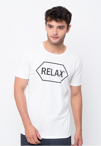 R U S S Relax White T-Shirt