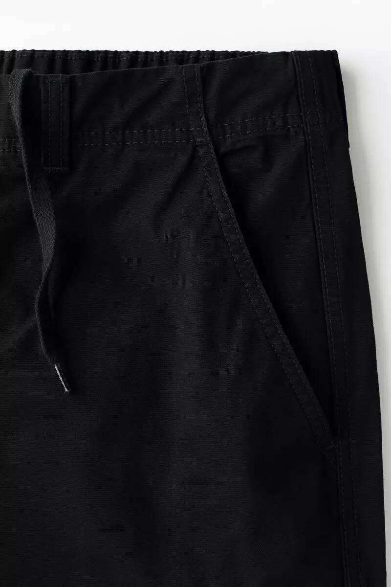Relaxed Fit Cotton cargo trousers