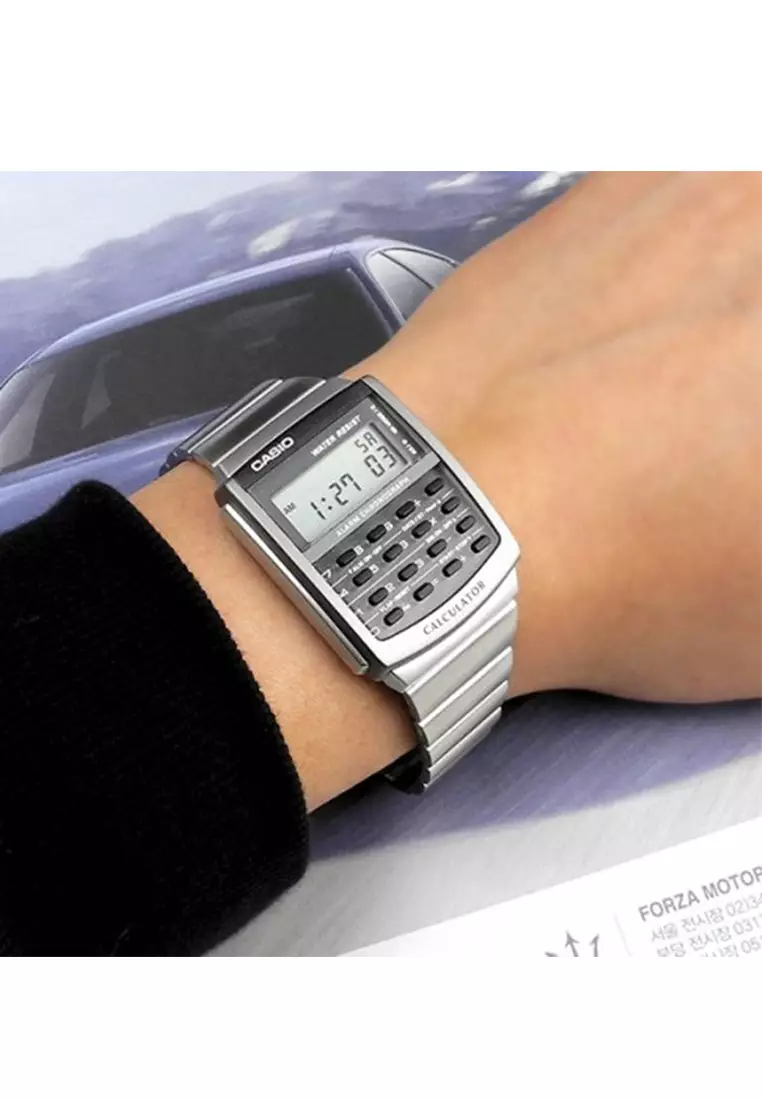 CASIO GENERAL CA-506-1DF CALCULATOR SILVER STAINLESS STEEL