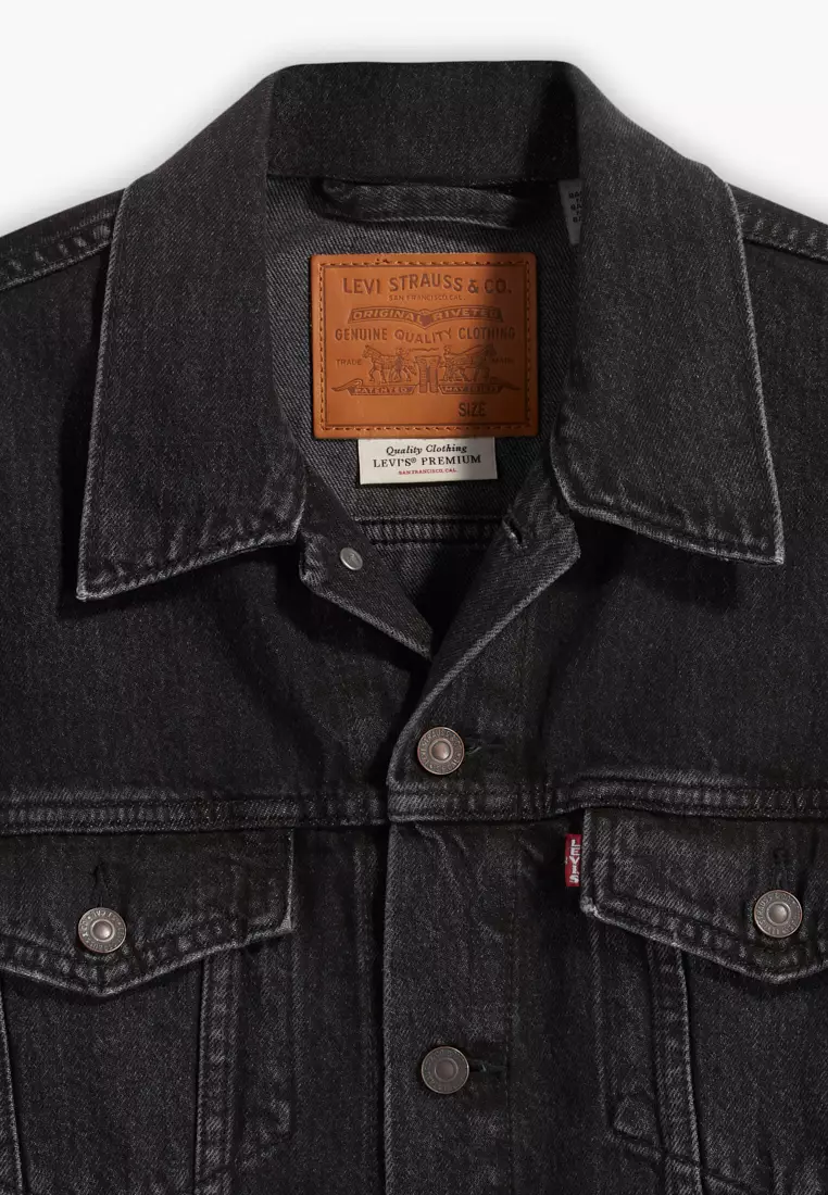 Mens black denim hot sale vest levi's