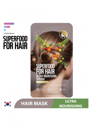 Farmskin black Farmskin SuperFood for Hair Salon Quality ULTRA Nourishing Hair Mask (Olive Complex) B8D7BES21CF4D2GS_1