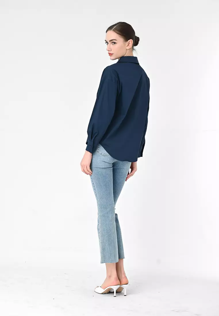 优雅通勤长袖上衣