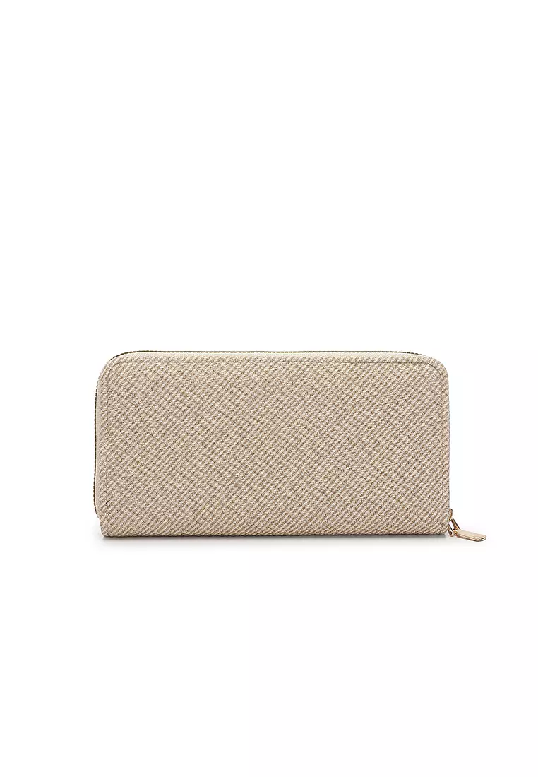 Women's Long Wallet / Purse (錢包) - 米黃色