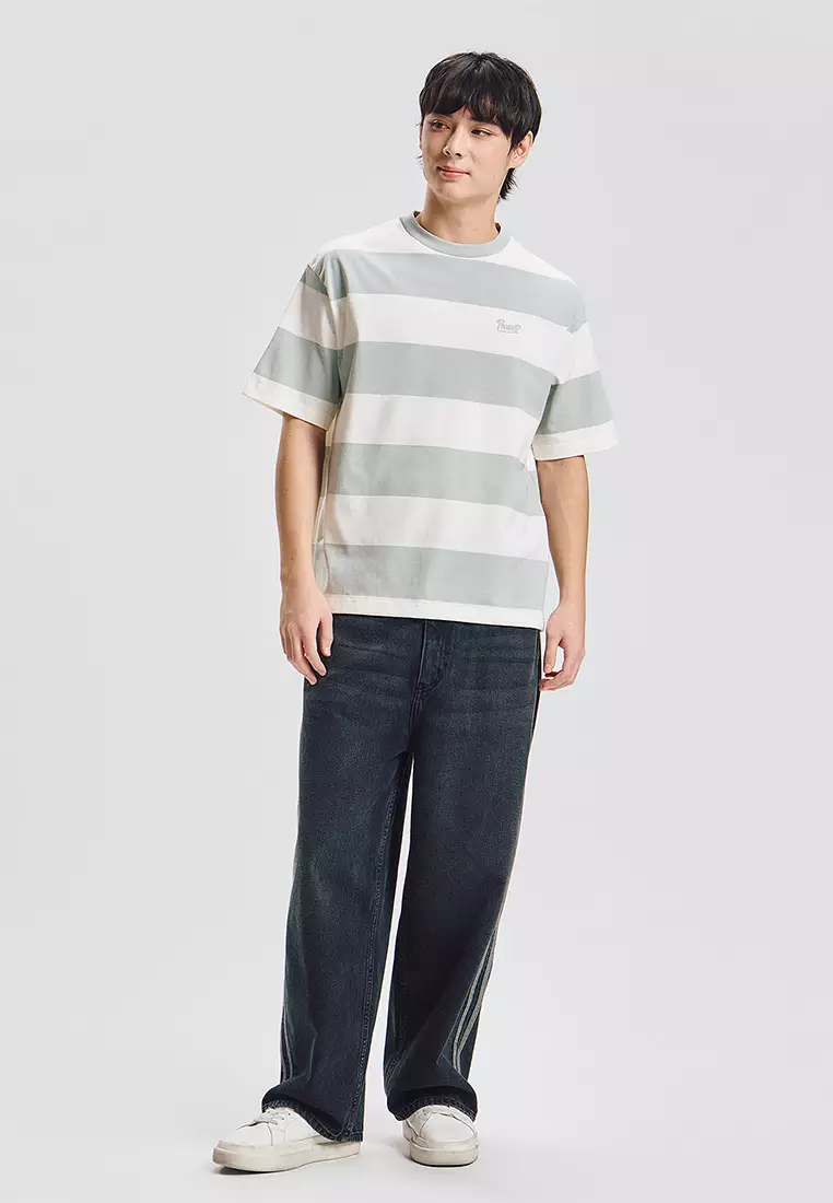 Penshoppe Relaxed Striped T-shirt