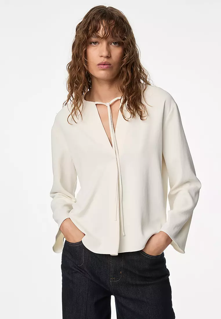 Tie Neck Blouse