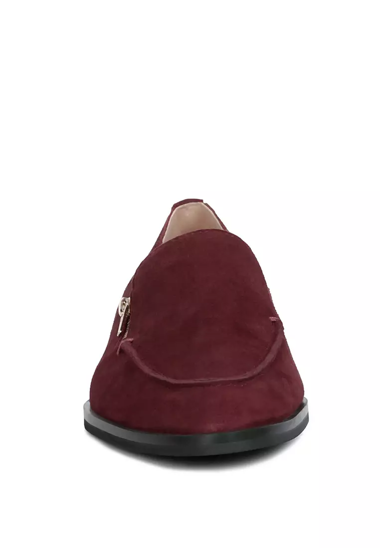 Maroon suede best sale sneakers