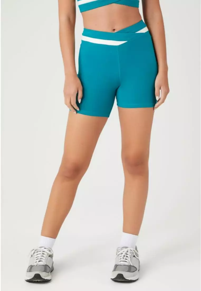 Active Contrast Biker Shorts