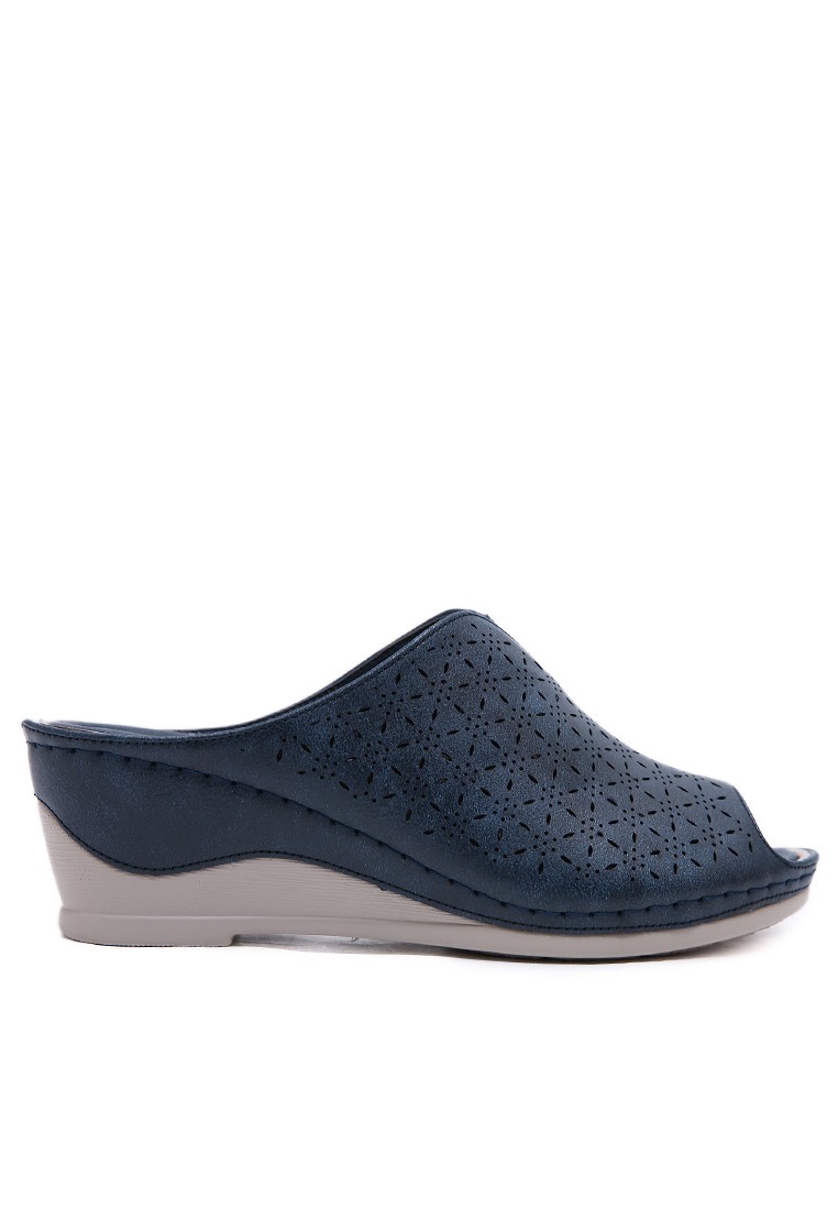 6CM Peep-toe PU Wedge Sandals ALM298-11