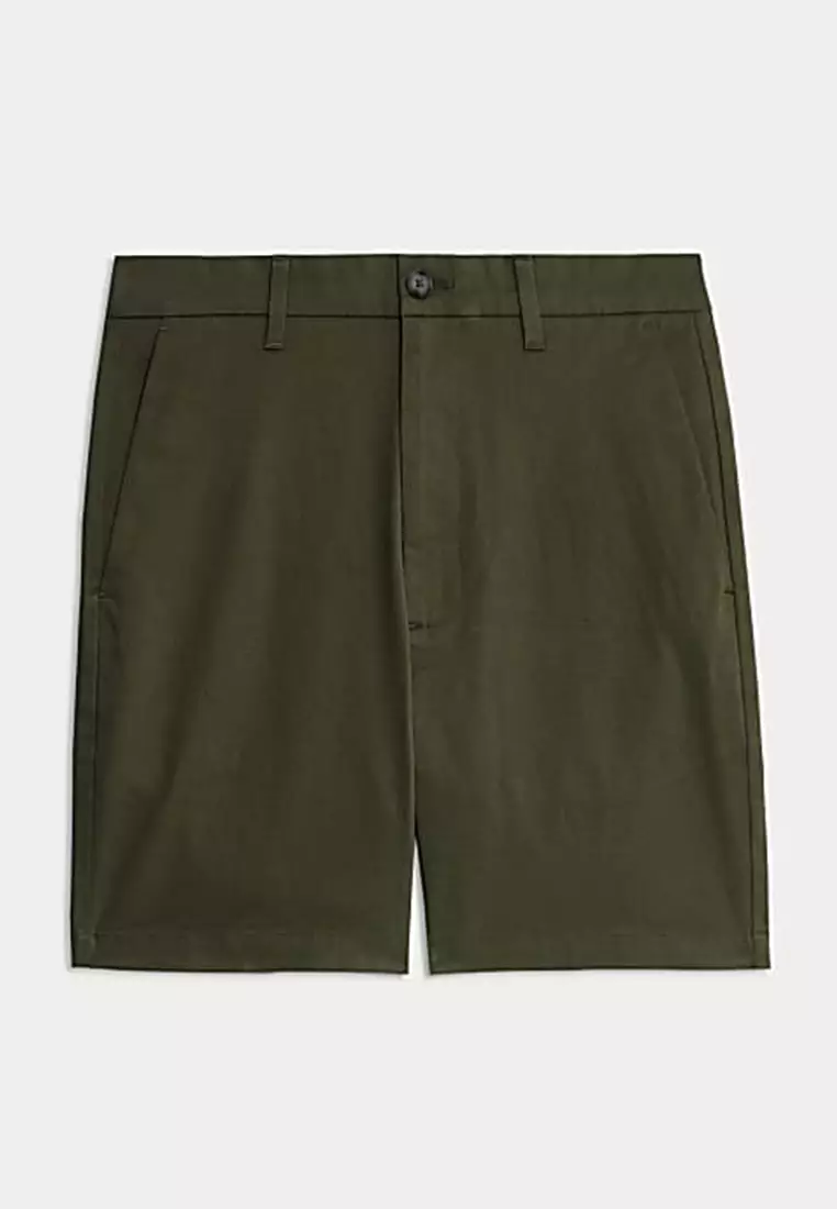 Regular Fit Stretch Chino Shorts