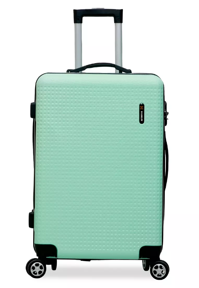 Isvara Tas Koper Hardcase One Set Unisex Large Compartment Suitcase Code Lock System Material ABS+PVC Coated ORIGINAL - Mint
