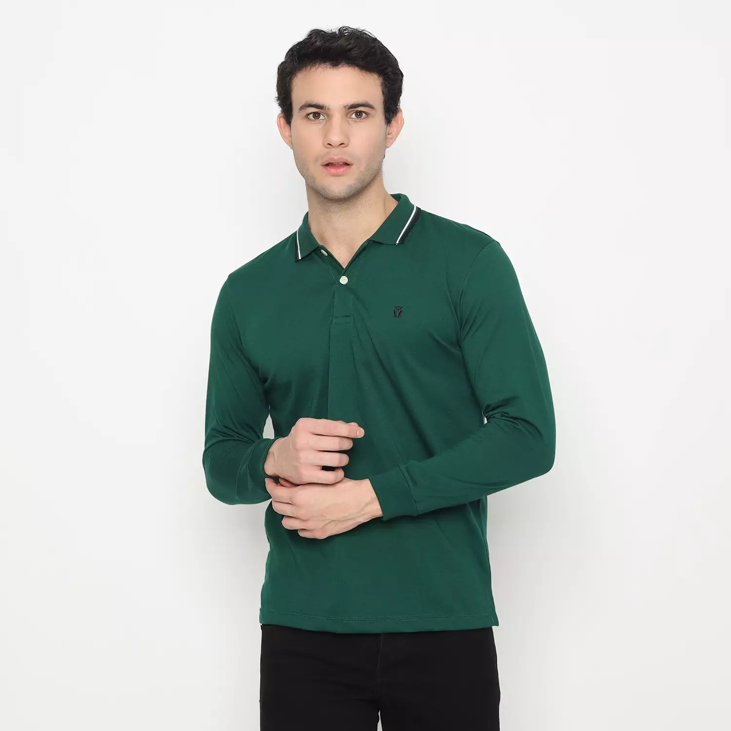 Matsuda Kaos Polo Shirt Lengan Panjang Pria Kerah Kasuga