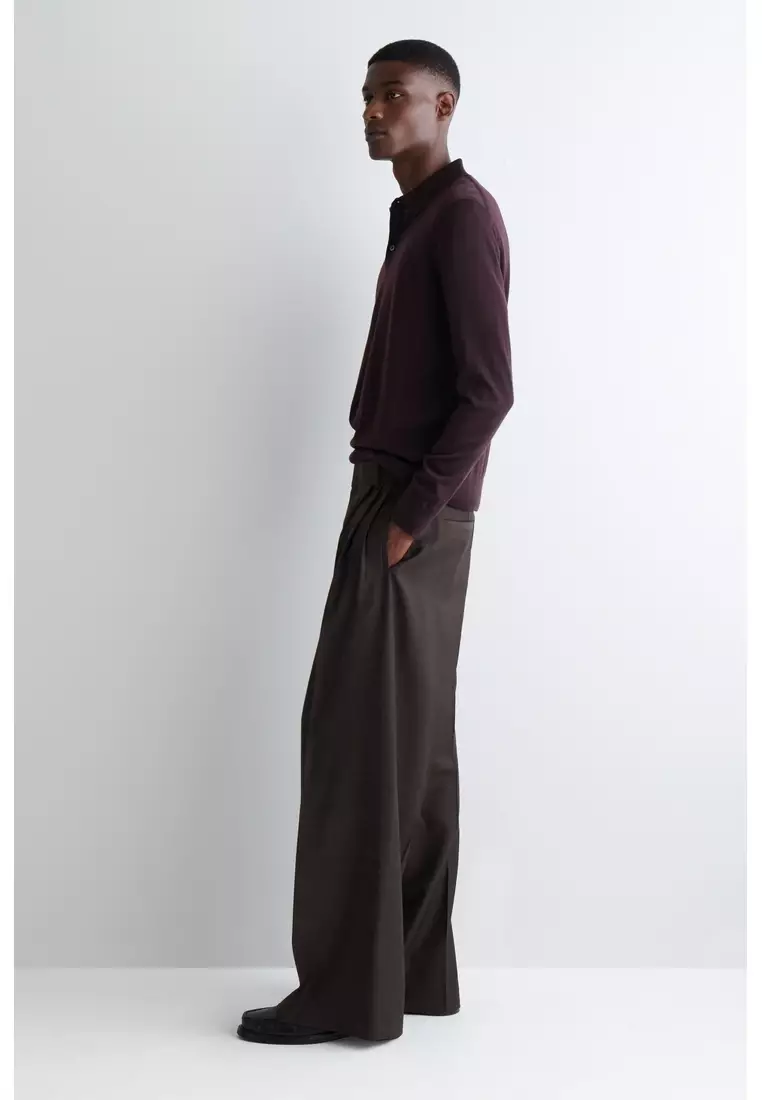 SLIM MERINO WOOL POLO SHIRT