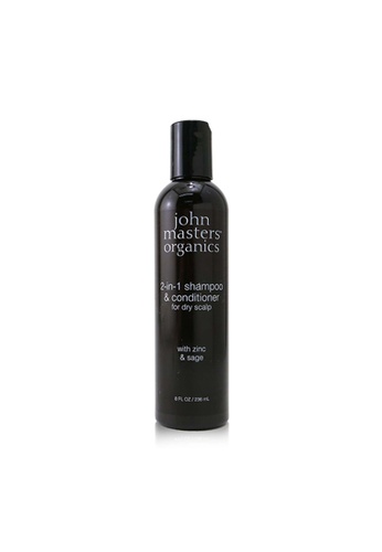John Masters Organics JOHN MASTERS ORGANICS - 2-in-1 Shampoo & Conditioner For Dry Scalp with Zinc & Sage 236ml/8oz 64B02BE71E5D3AGS_1