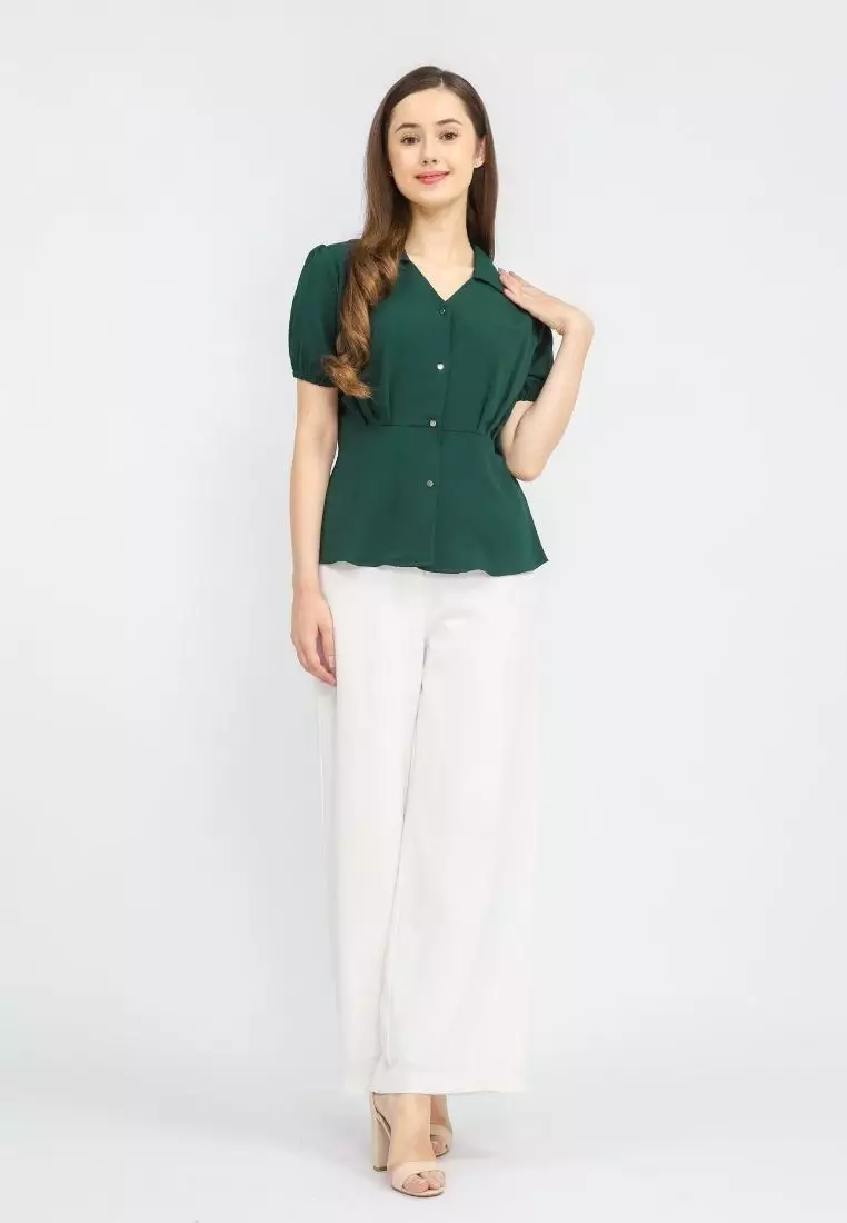 Urban Exchange Blouse Julia Green Forest