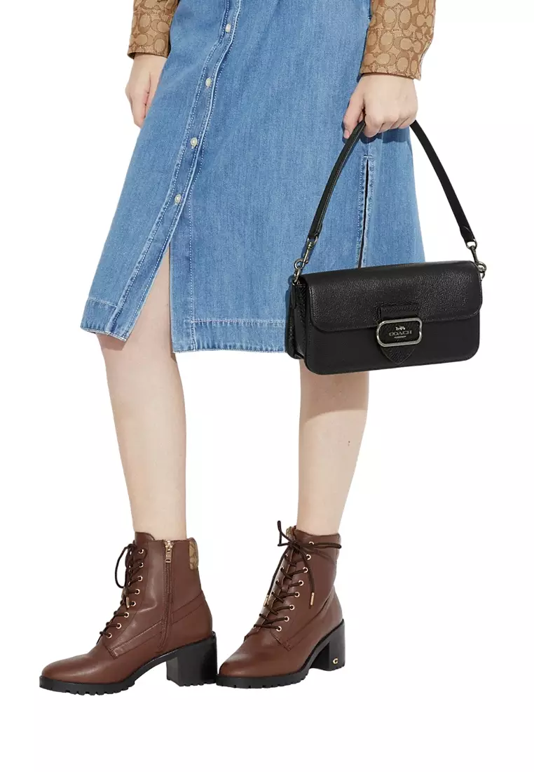 Morgan Shoulder Bag - Gunmetal Black