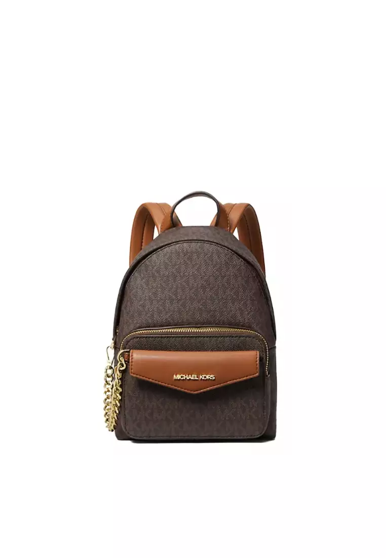 michael kors brown backpack purse
