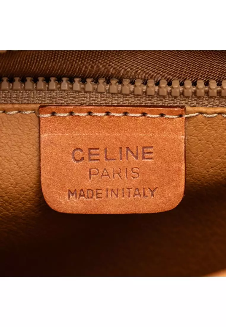 Pre-Loved Celine Macadam Coated Canvas Crossbody