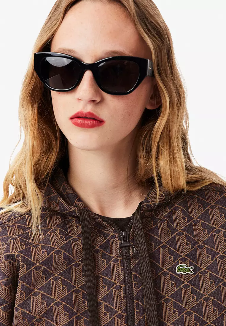 Monogram Jacquard Zip Front Hoodie