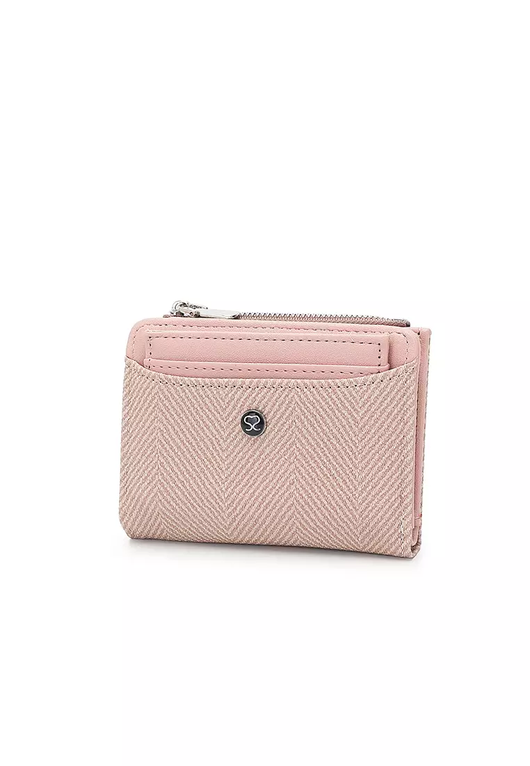 Women's 2 in 1 Purse/Wallet With Coin Compartment - Pink