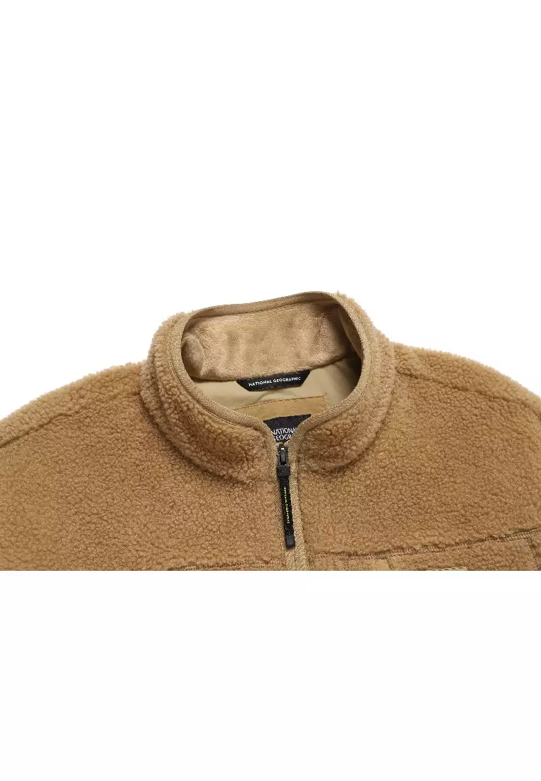 男女同款高領抓毛絨外套