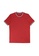 POP Shop red Men's Basic Roundneck Tee with Cuffs 4252AAA5AFE0C7GS_1