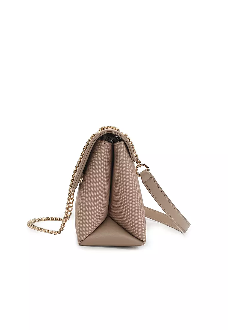 Women's Sling Bag / Crossbody Bag (Tas Selempang Wanita) - Krem