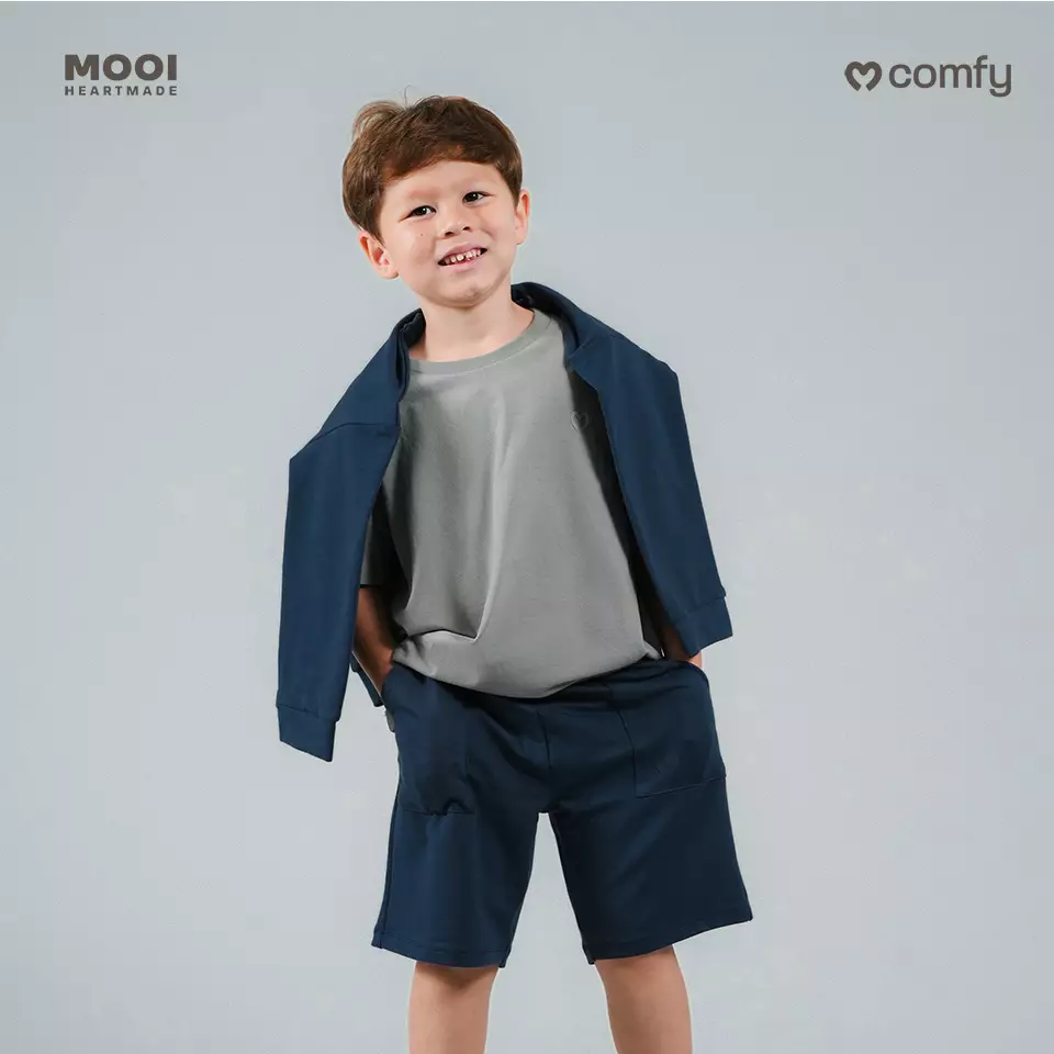 Mooi Celana Pendek Anak Comfy Short Pants Kids - Red Clay