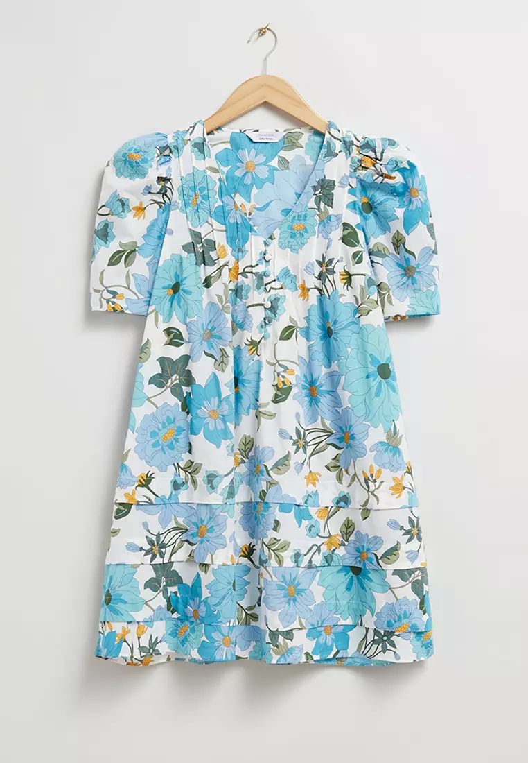 A-Line Short-Sleeved Dress