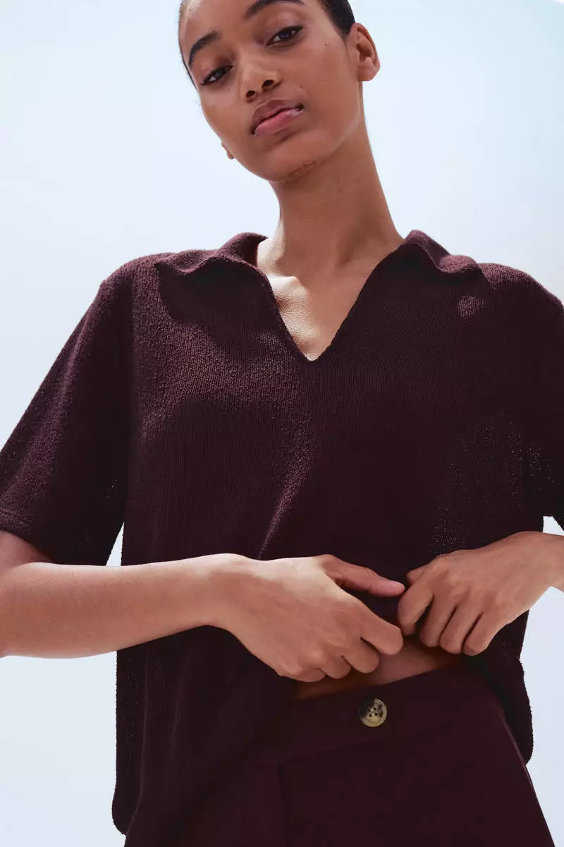 Tailored linen-blend trousers