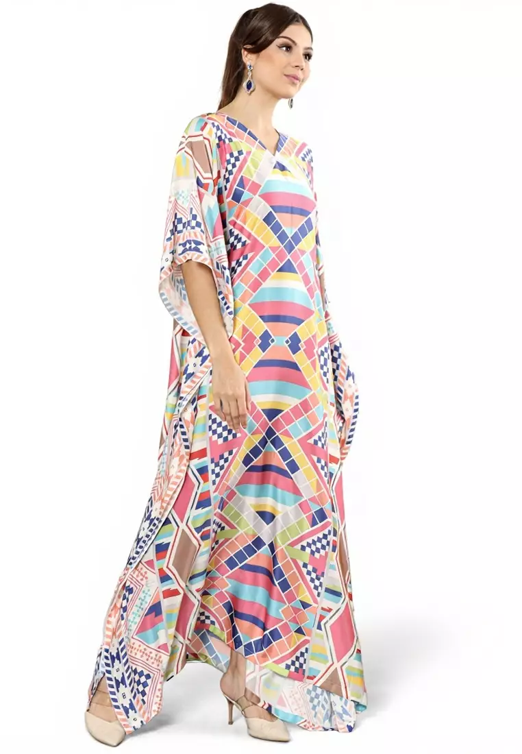 Kanzi Exclusive Short Sleeve Classic Kaftan